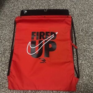 Nike Red Drawstring Backpack